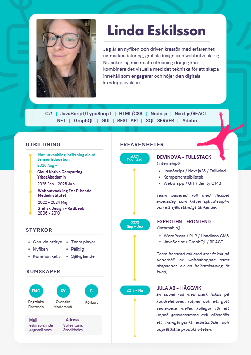 Swedish version of CV